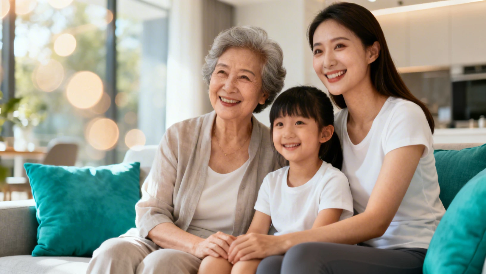 Famille en bonne sante grace a la prevention